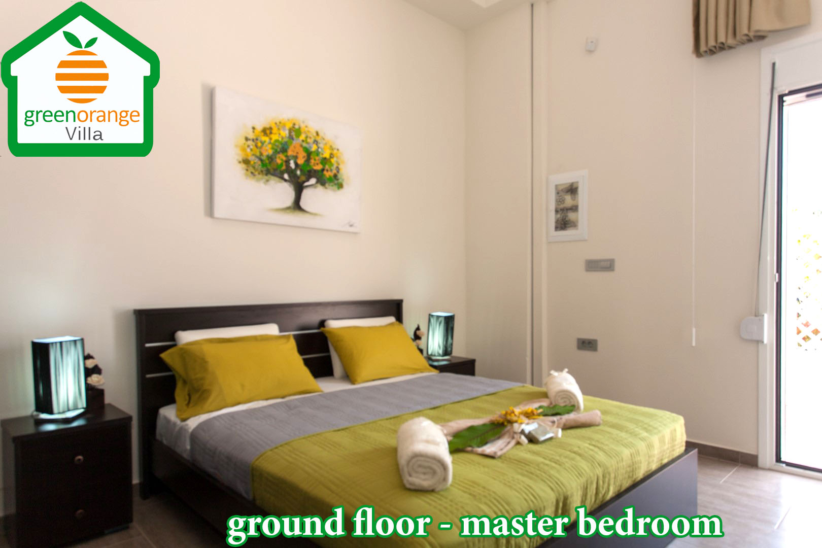 Accommodation in Chania Crete Green Orange Villla rental home
